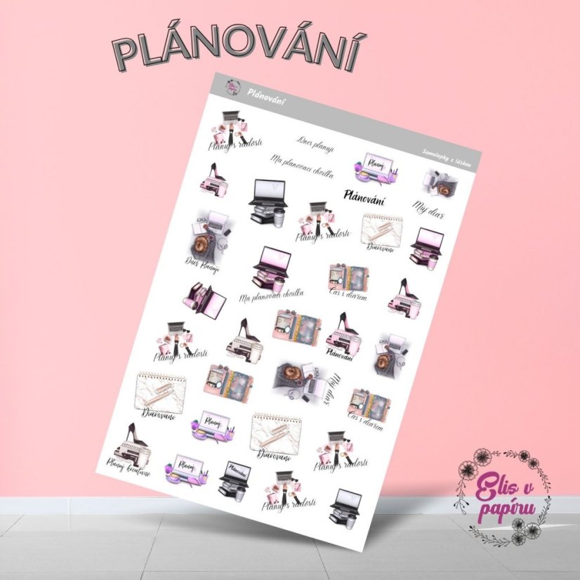 Funkční samolepky do diáře, které nesmí chybět žádné Planner lover. Označ si své plánování