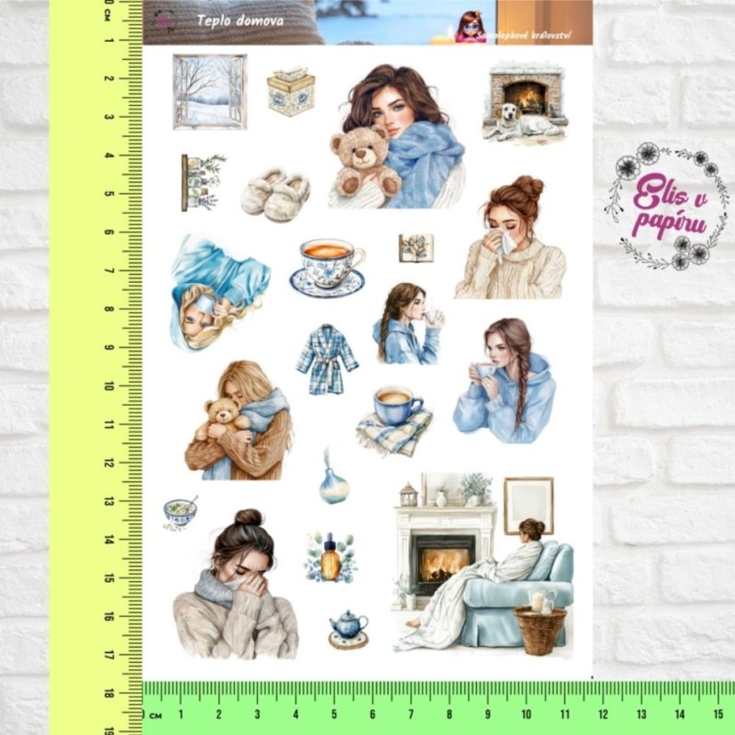 Teplo domova | Samolepky do diáře