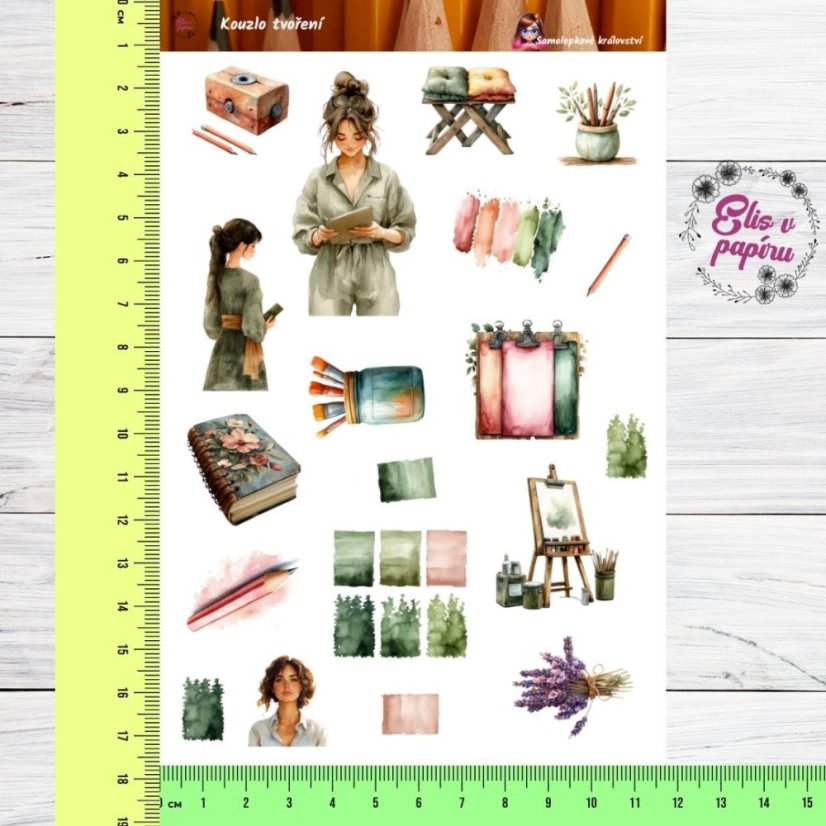 Kouzlo tvoření | Samolepky do diáře