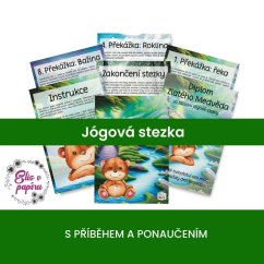 Jógová stezka s příběhem pro děti od Elis v papíru