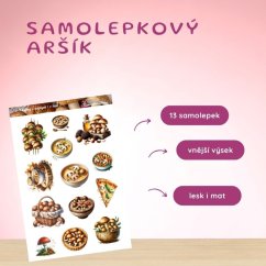 Houby v kuchyni i v lese | Samolepky do diáře