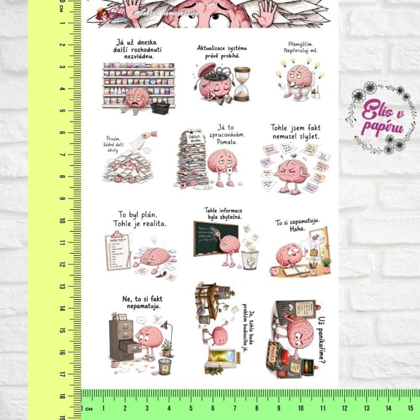 Mozeček nemozečkuje | Samolepky s českými texty