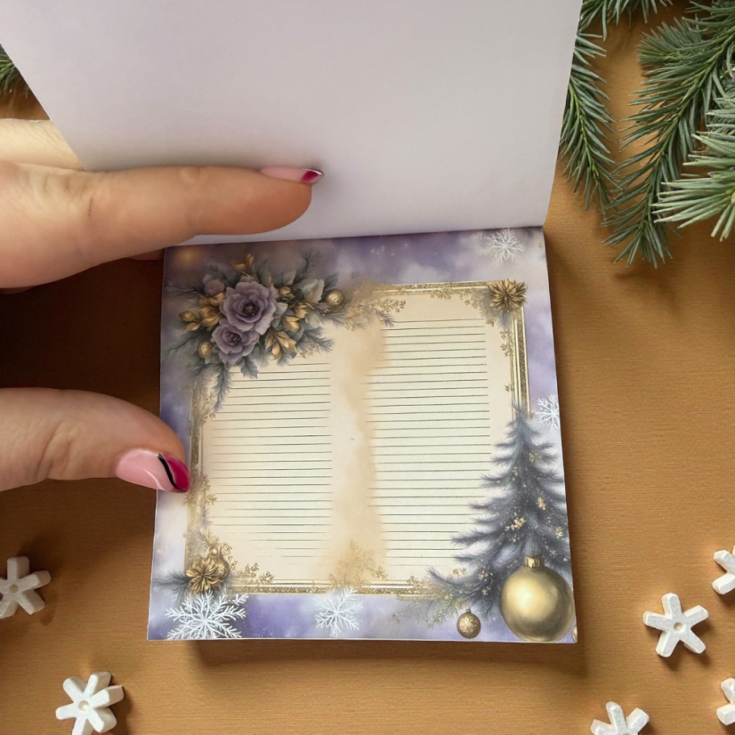 Vánoční trhací bloček