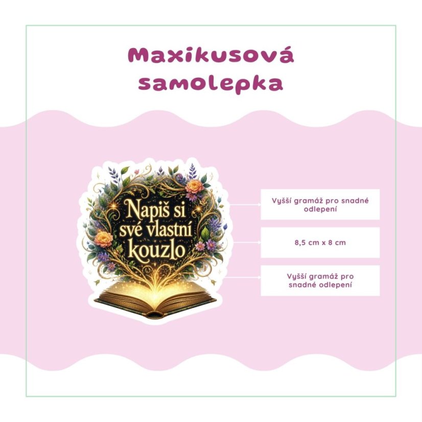 Napiš si své kouzlo | Samolepka do diáře