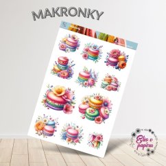 Makronky | Samolepky do diáře