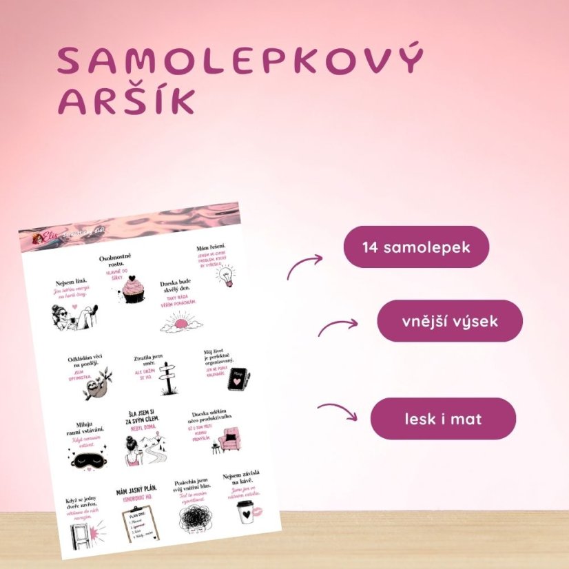 Sarkastický diář | Samolepky do diáře