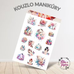 Kouzlo manikúry | Samolepky do diáře