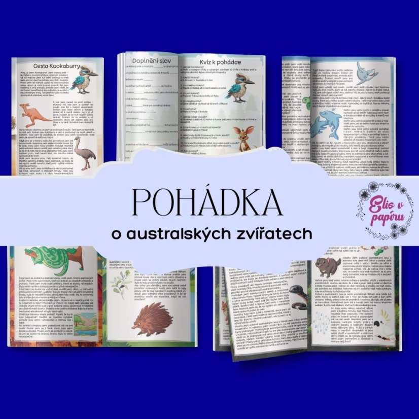 Cesta kolem světa do Austrálie - komplexní materiál plný pracovních listů, receptů, informací a nechybí i venkovní stezka