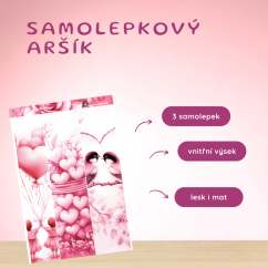 Srdce ve vzduchu | Samolepky do diáře | Limitka