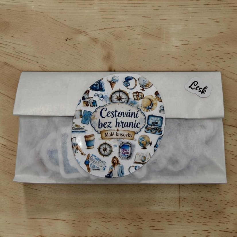 Cestování bez hranic | Malé kusové samolepky pro diář i scrapbook