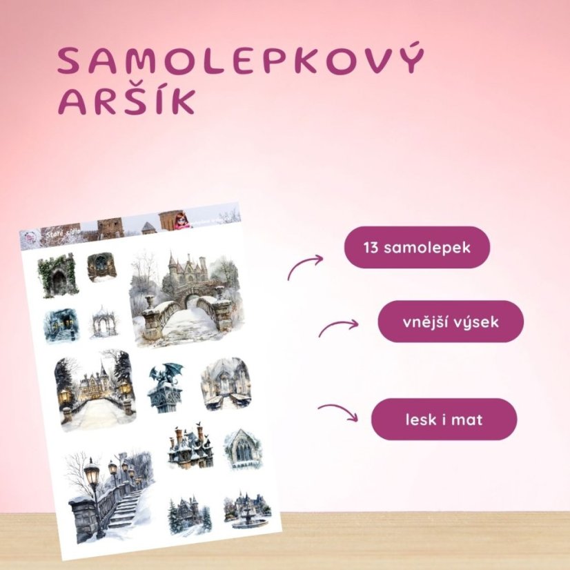 Staré sídlo | Samolepky do diáře