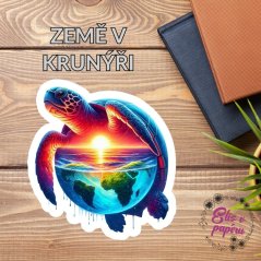 Země v krunýři | Samolepky do diáře