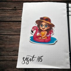 Elis na plameňákovi | Samolepky do diáře