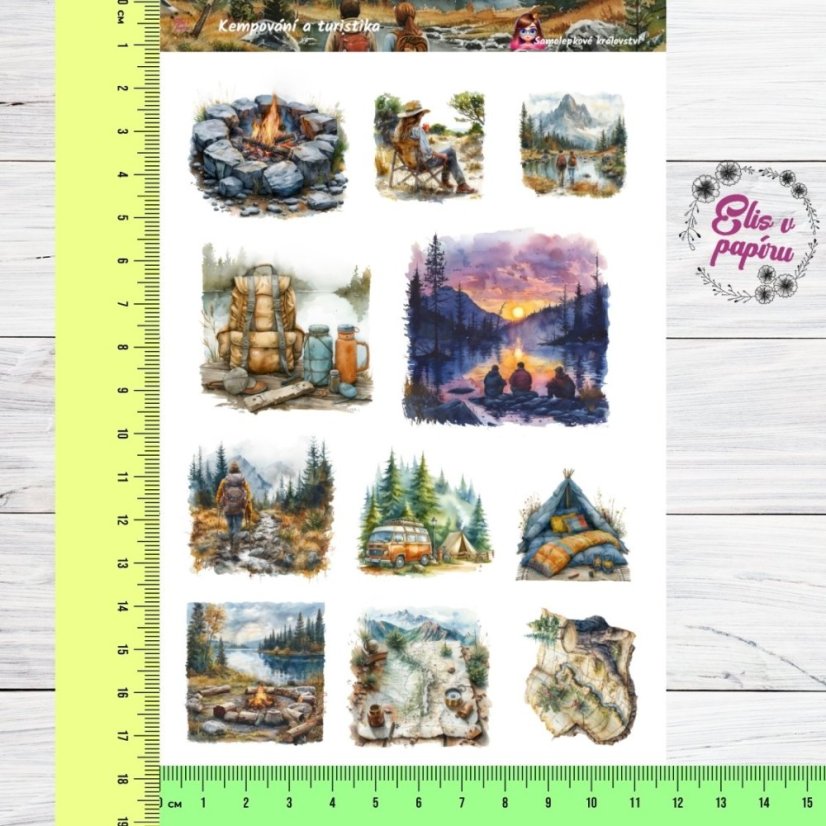 Kempování a turistika | Samolepky do diáře