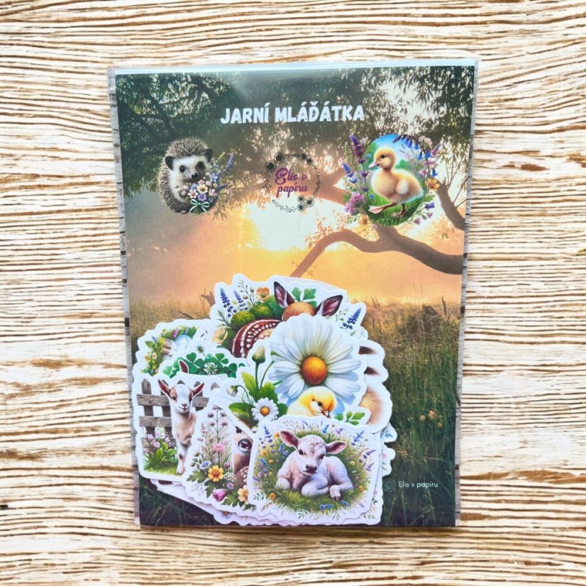 Jarní mláďátka | Velké kusové samolepky pro diář i scrapbook