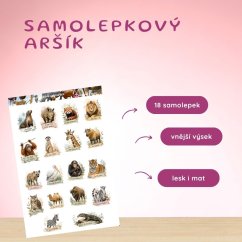 Cesta po zoologických zahradách | Samolepky do diáře