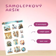 Námořnická dobrodružství | Samolepky do diáře
