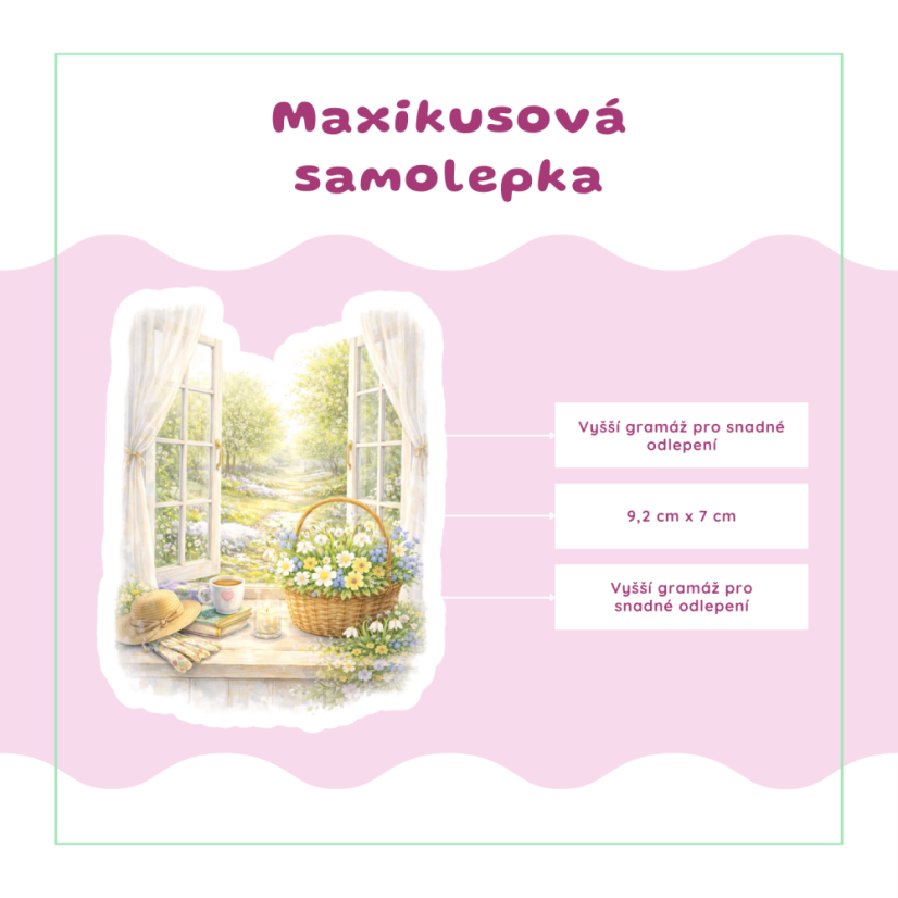 Březnové první paprsky | Měsíční samolepkový kit | 2026