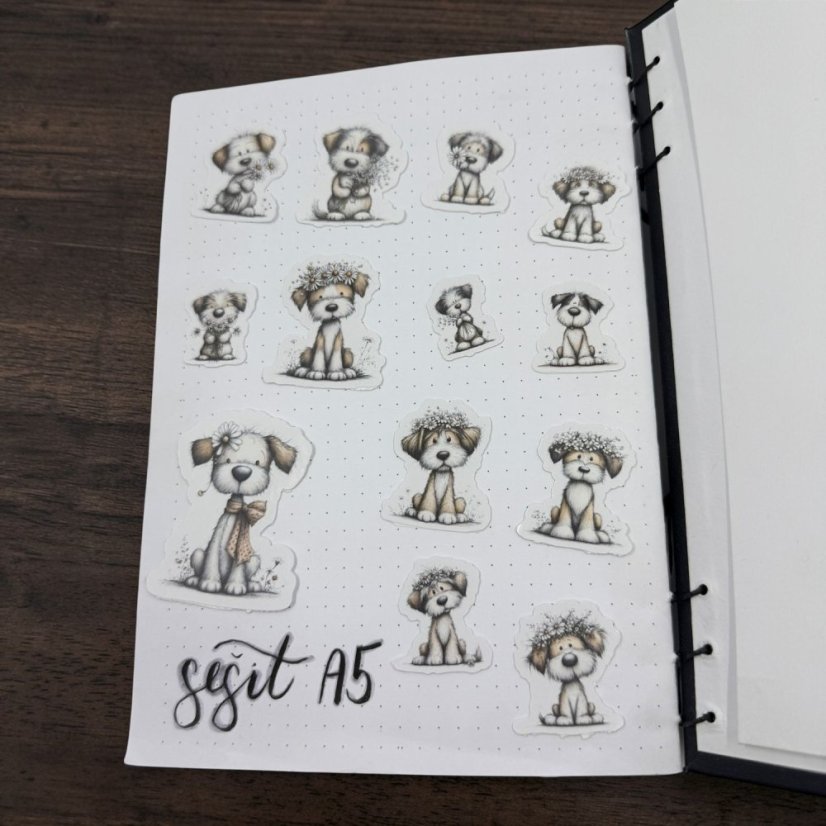 Psíci | Malé kusové samolepky pro diář i scrapbook