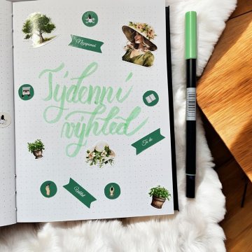 Bujo výzva 8 - Týdenní přehled v Bullet Journalu: Návod na úspěšné plánování a organizaci