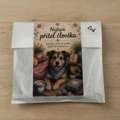 Nejlepší přítel člověka | Velké kusové samolepky afirmačních kartiček