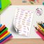 Praktické textové samolepky do bujo v jemných pastelových barvách. Skvělé pro přehledné a stylové plánování, které ti usnadní organizaci a dodají tvému bujo eleganci.
