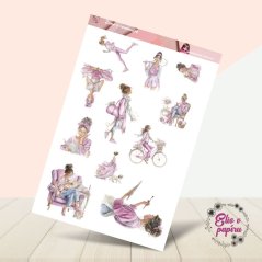 Žena v rovnováze | Samolepky do diáře