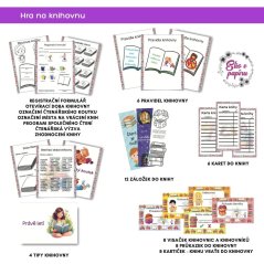 Dětská hra na knihovnu od Elis v papíru. Rozvíjejte dětskou fantazii prostřednictvím her na povolání.