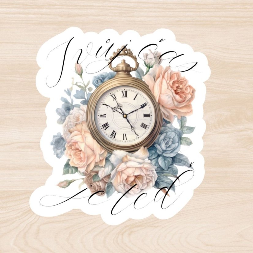 Tvůj čas je teď | Samolepka do diáře