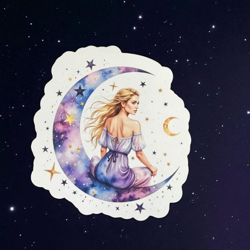 Lunární bohyně | Samolepky do diáře