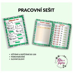 Fotbalová matematika je soubor pracovních listů, ve kterých děti trénují sčítání a odčítání do 100 a řešení slovních úloh, stejně jako porovnávání.