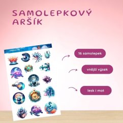 Křišťálové vlny | Samolepky do diáře