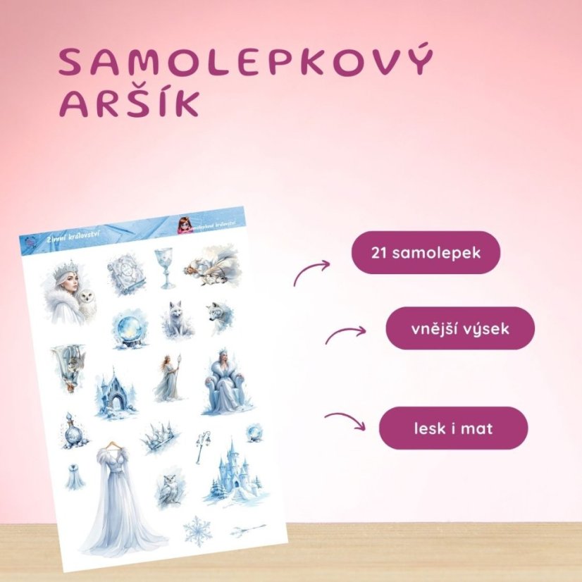 Zimní království | Samolepky do diáře