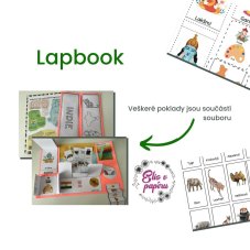 Lapbook na téma Indie od Elis v papíru