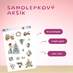 Zasněžené Vánoce | Samolepky do diáře