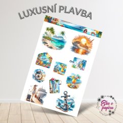 Luxusní plavba | Samolepky do diáře