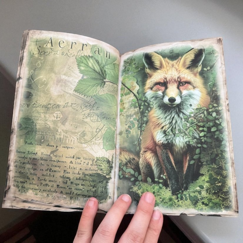 Vintage lesní sešit