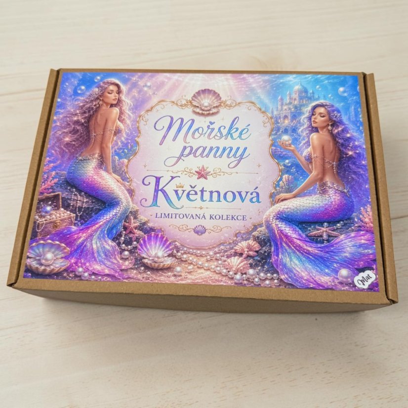 Mořské panny | Sada květnových limitek v krabičce v matu
