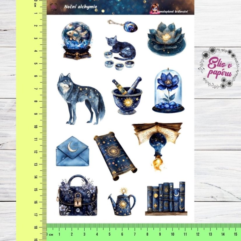 Noční alchymie | Samolepky do diáře