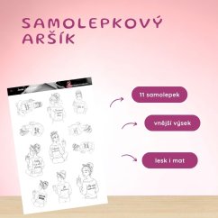 Jsem jaká jsem | Samolepky do diáře