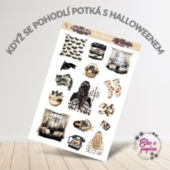 Když se pohodlí potká s Halloweenem | Samolepky do diáře