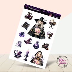 Čarodějnická sezóna | Samolepky do diáře | Limitka