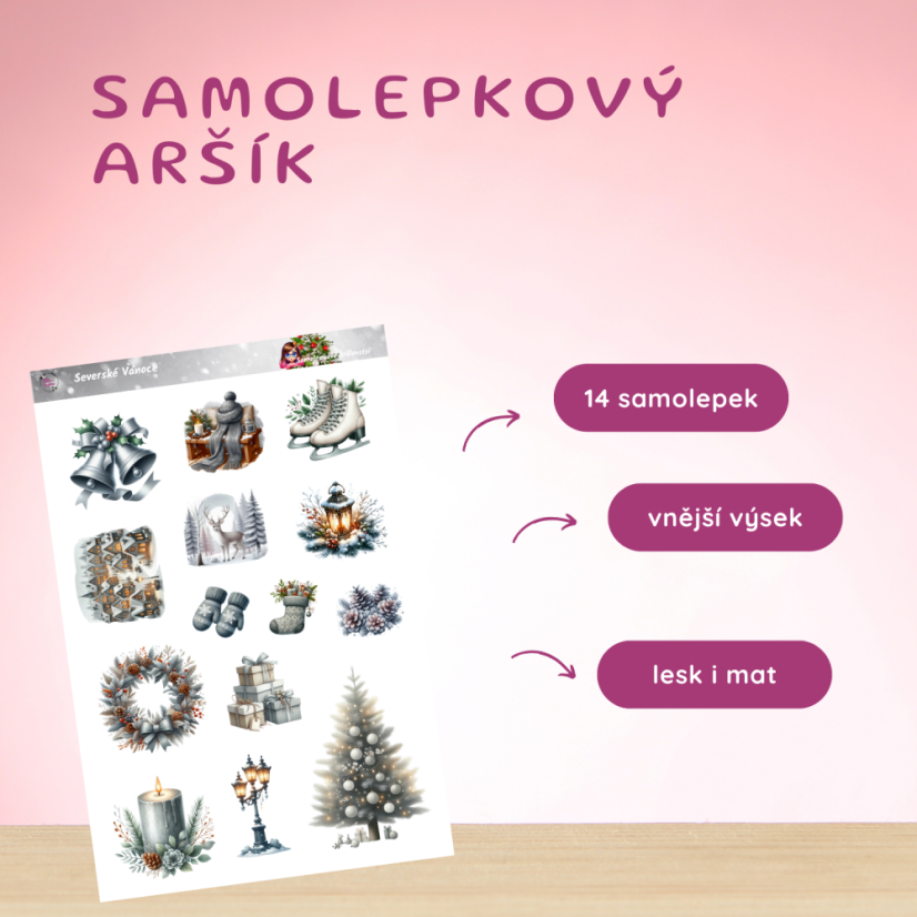 Severské Vánoce | Samolepky do diáře