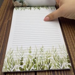 Dopisní papíry s květinami