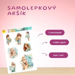 Letní něha | Samolepky do diáře