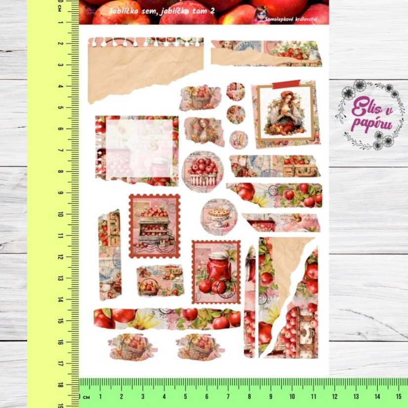 Jablíčka sem, jablíčka tam 2 | Samolepky do diáře