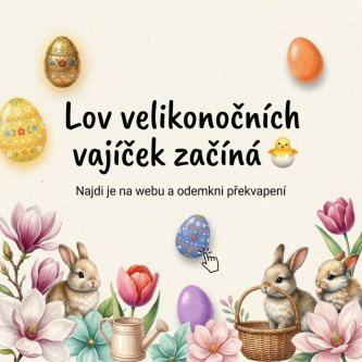 Lov velikonočních vajíček začíná.