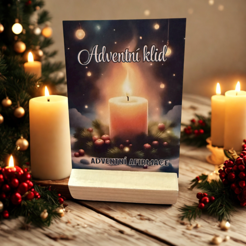 Adventní klid | Afirmační kartičky