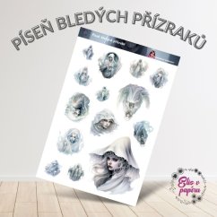 Píseň bledých přízraků | Samolepky do diáře