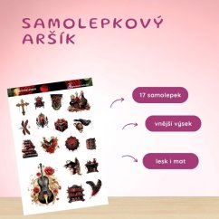 Gotická poezie | Samolepky do diáře